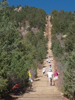 Cross Training on the Manitou Incline