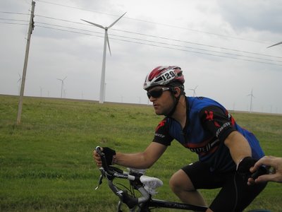 Riding in Kansas, Race Across America 2006