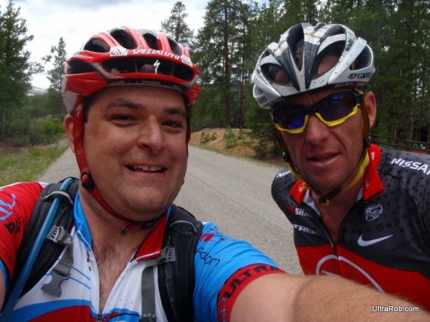 Lance Armstrong on Leadville 100 Course