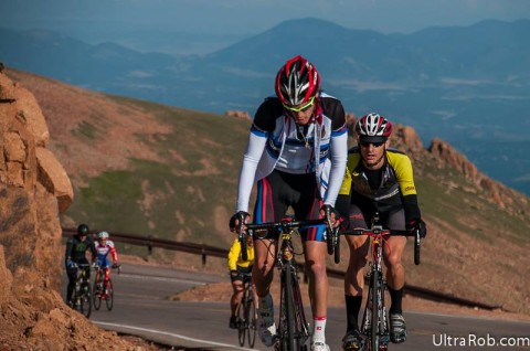 Pikes Peak Cycling Hill Climb 2013