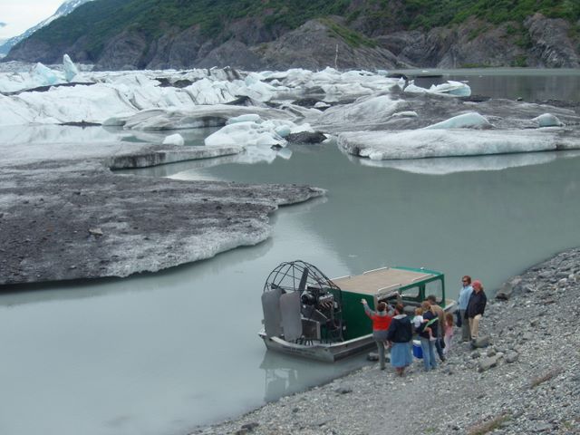 Air boat and Iceburgs