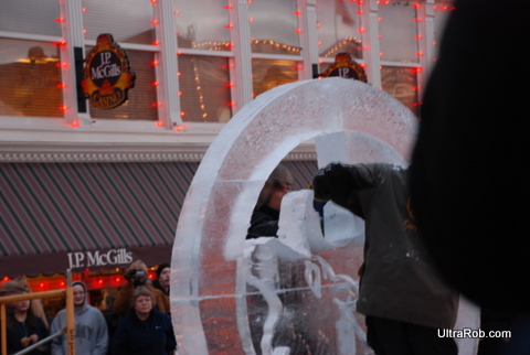 Removing More Ice from Top of Moose