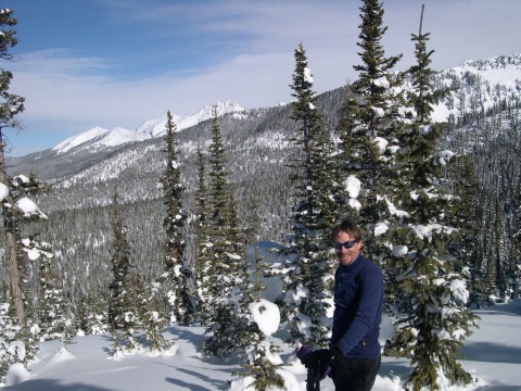 Jaime Below the Eiseman Hut