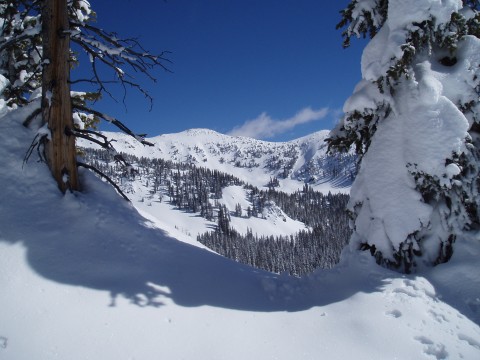 View to the East from behind the Eiseman Hut