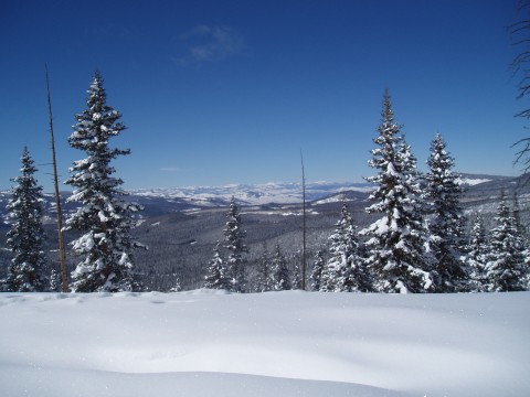 View to the west from near the Eiseman Hut