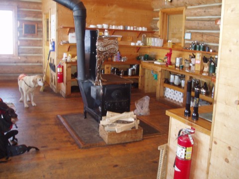 Kitchen Area of Eiseman Hut