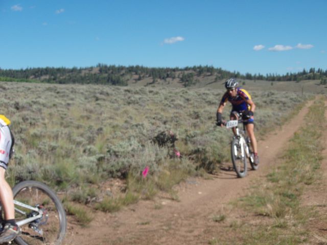 Leadville 100 Bottom of Columbine Climb Outbound