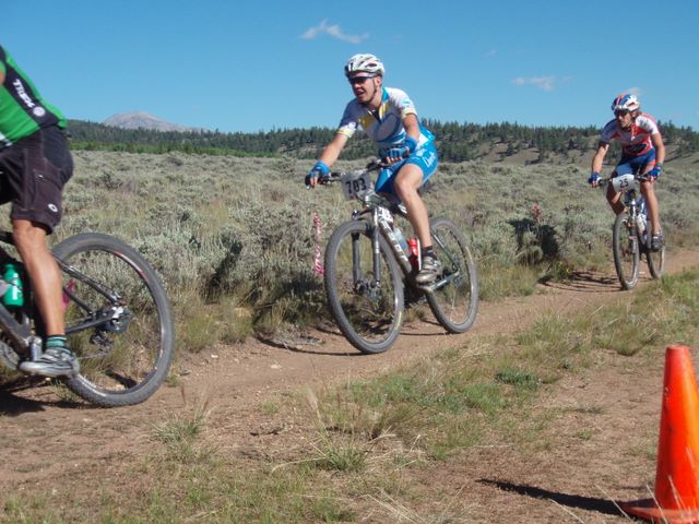 Leadville 100 Bottom of Columbine Climb Outbound