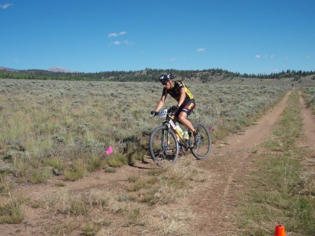 Leadville 100 Bottom of Columbine Climb Outbound