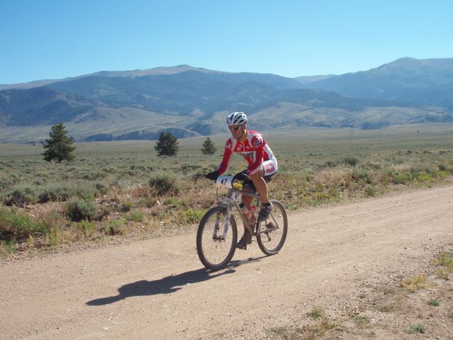 Leadville 100 Bottom of Columbine Climb Outbound