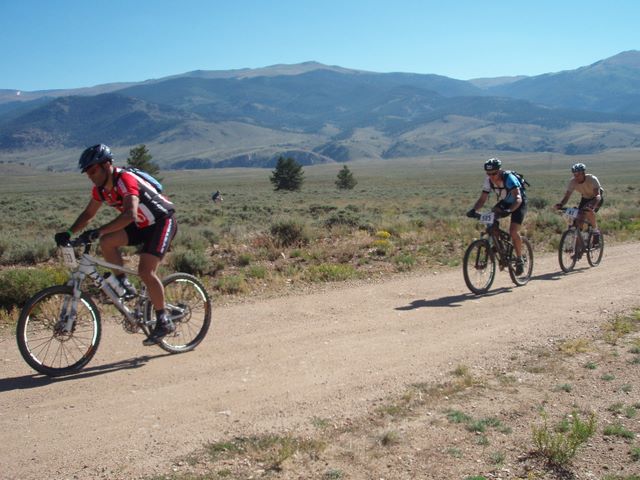 Leadville 100 Bottom of Columbine Climb Outbound