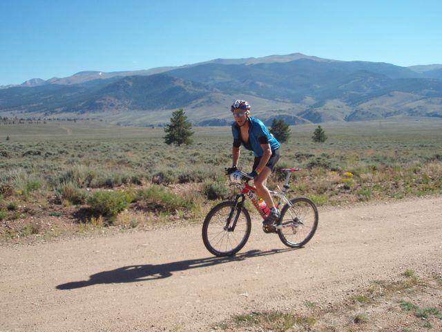 Leadville 100 Bottom of Columbine Climb Outbound