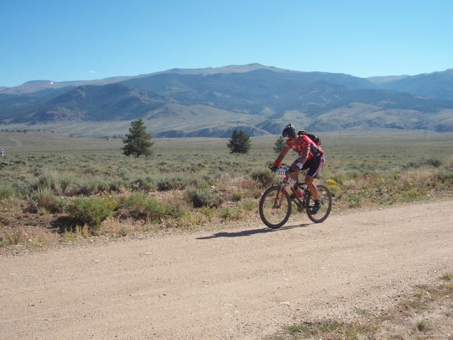 Leadville 100 Bottom of Columbine Climb Outbound