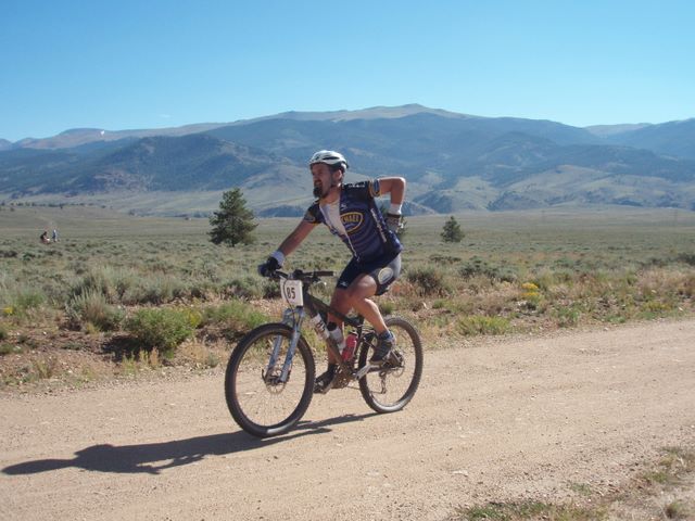 Leadville 100 Bottom of Columbine Climb Outbound