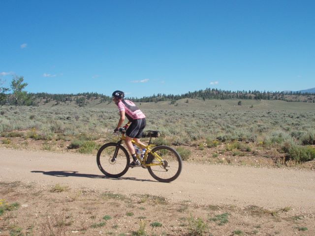 Leadville 100 Bottom of Columbine Climb Outbound