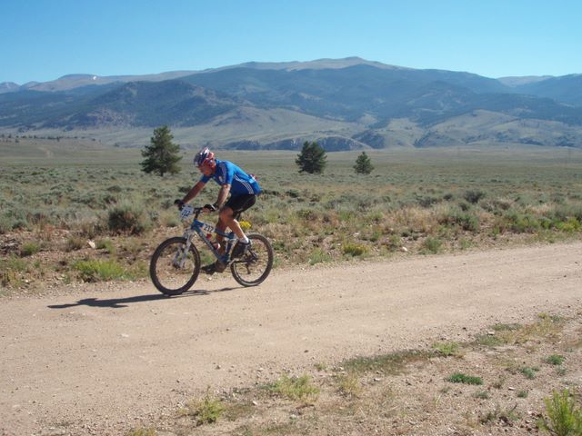 Leadville 100 Bottom of Columbine Climb Outbound