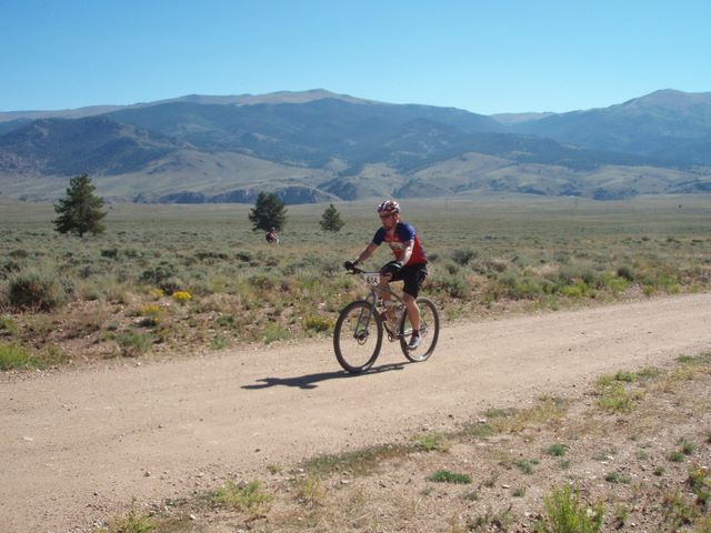 Leadville 100 Bottom of Columbine Climb Outbound