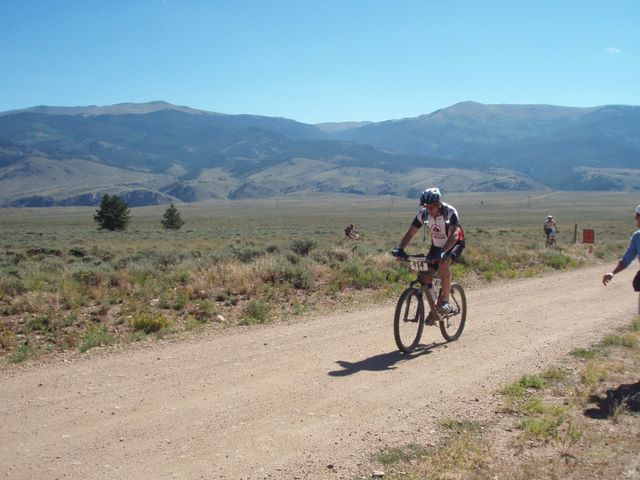 Leadville 100 Bottom of Columbine Climb Outbound