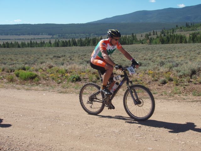 Leadville 100 Bottom of Columbine Climb Outbound