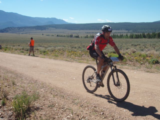 Leadville 100 Bottom of Columbine Climb Outbound