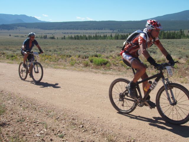 Leadville 100 Bottom of Columbine Climb Outbound