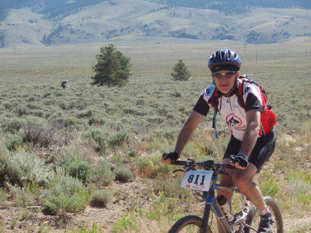 Leadville 100 Bottom of Columbine Climb Outbound