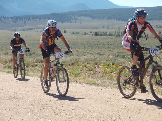 Leadville 100 Bottom of Columbine Climb Outbound