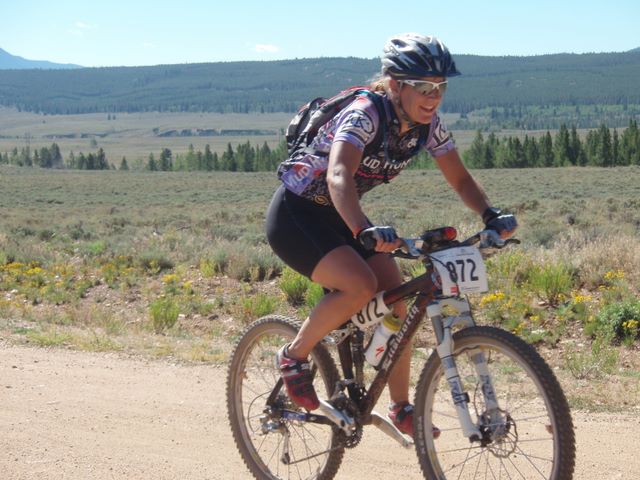 Leadville 100 Bottom of Columbine Climb Outbound