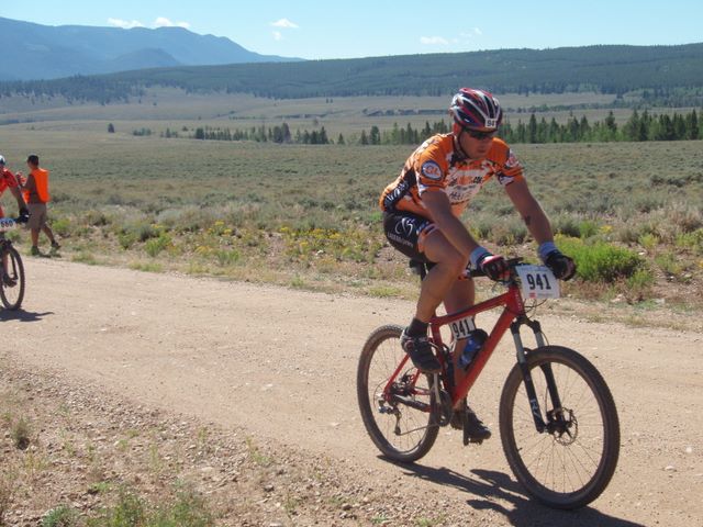 Leadville 100 Bottom of Columbine Climb Outbound