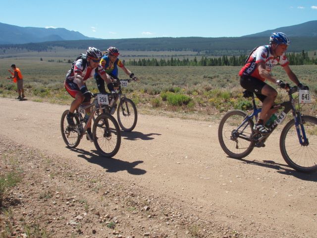 Leadville 100 Bottom of Columbine Climb Outbound