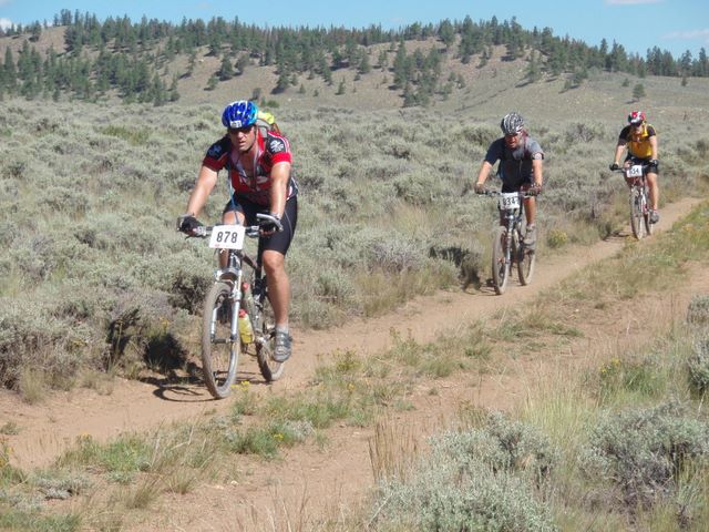 Leadville 100 Bottom of Columbine Climb Outbound