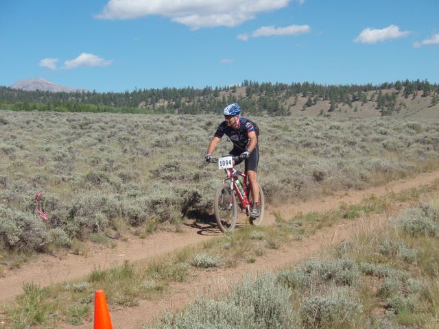 Leadville 100 Bottom of Columbine Climb Outbound