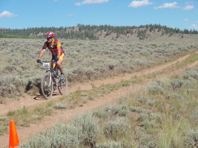 Leadville 100 Bottom of Columbine Climb Outbound