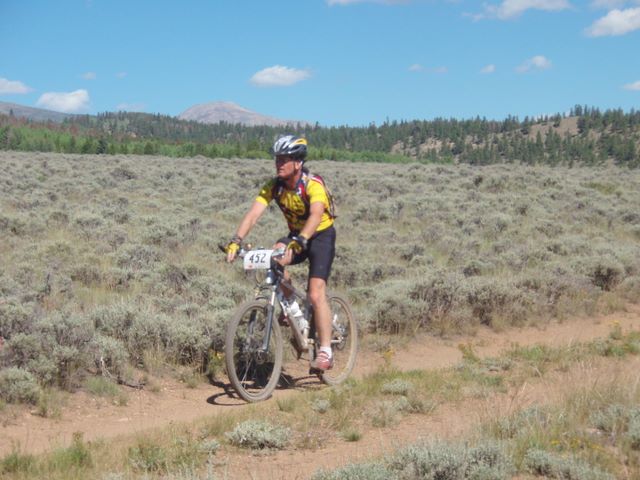 Leadville 100 Bottom of Columbine Climb Outbound