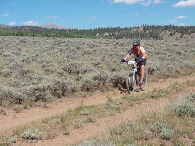 Leadville 100 Bottom of Columbine Climb Outbound