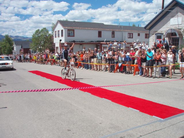 Leadville 100 MTB Finish