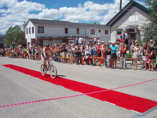 Leadville 100 MTB Finish