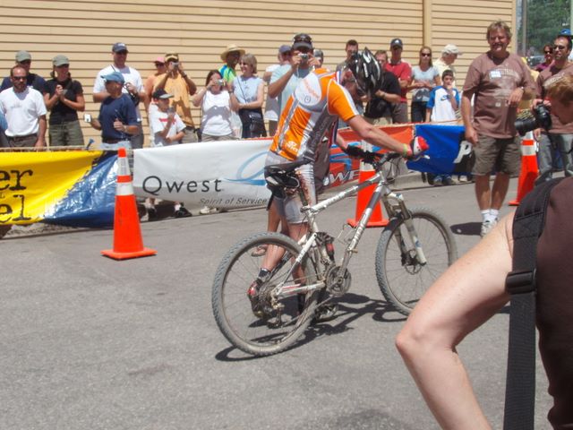 Leadville 100 MTB Finish