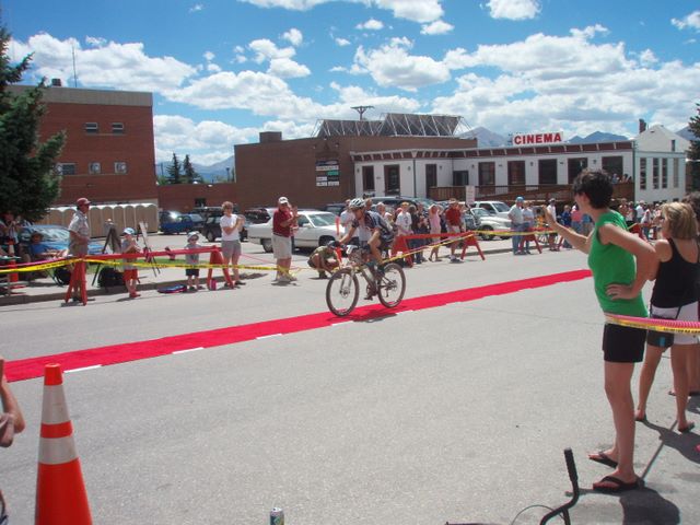 Leadville 100 MTB Finish