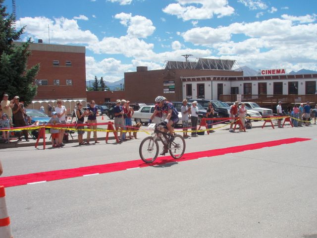 Leadville 100 MTB Finish