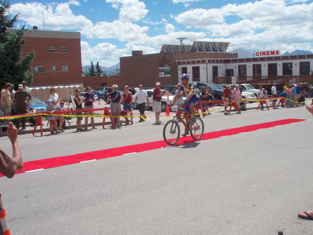 Leadville 100 MTB Finish