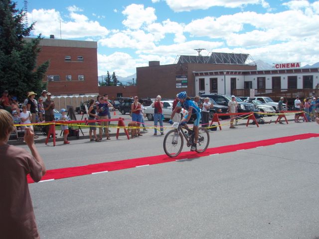 Leadville 100 MTB Finish