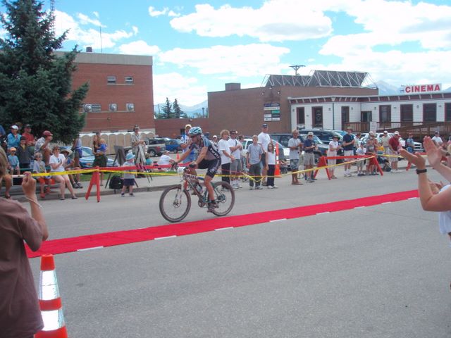 Leadville 100 MTB Finish