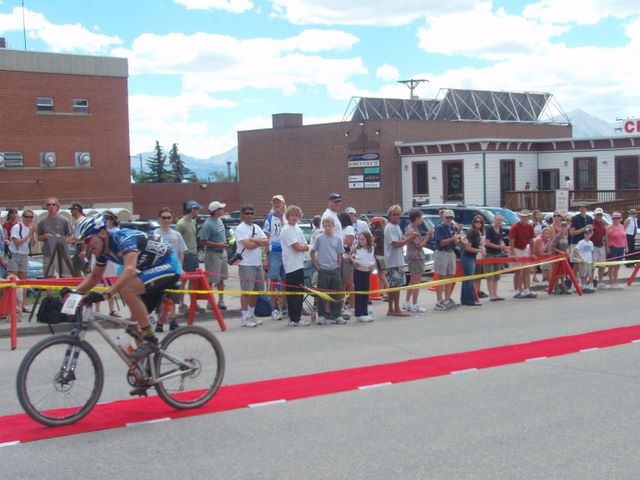 Leadville 100 MTB Finish