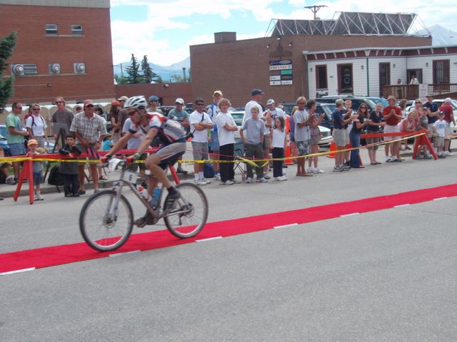 Leadville 100 MTB Finish