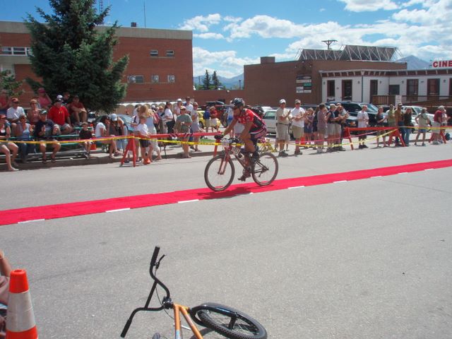 Leadville 100 MTB Finish