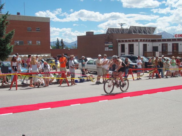 Leadville 100 MTB Finish