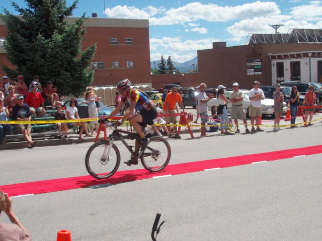 Leadville 100 MTB Finish