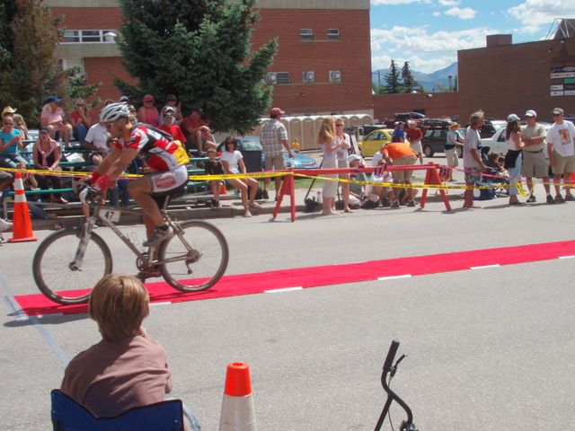 Leadville 100 MTB Finish