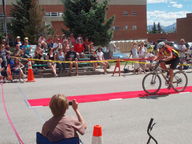 Leadville 100 MTB Finish